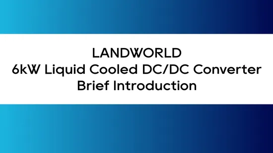 ISO Approved No Landworld 216X148X59mm DC/DC Converter Obc on-Board EV Charger