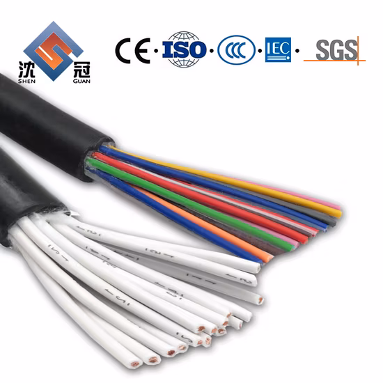 Shenguan de alta calidad de edificio inteligente Cable de control 2x2x0,8 mm Knx Eib Cable de bus europeo Cable eléctrico Cable eléctrico Cable Cable Cable de alimentación