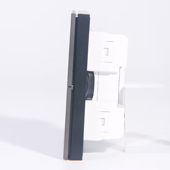 Sistema de automatización Knx Smart Home Hotel Interruptor de pared con 8 pulsadores inteligentes